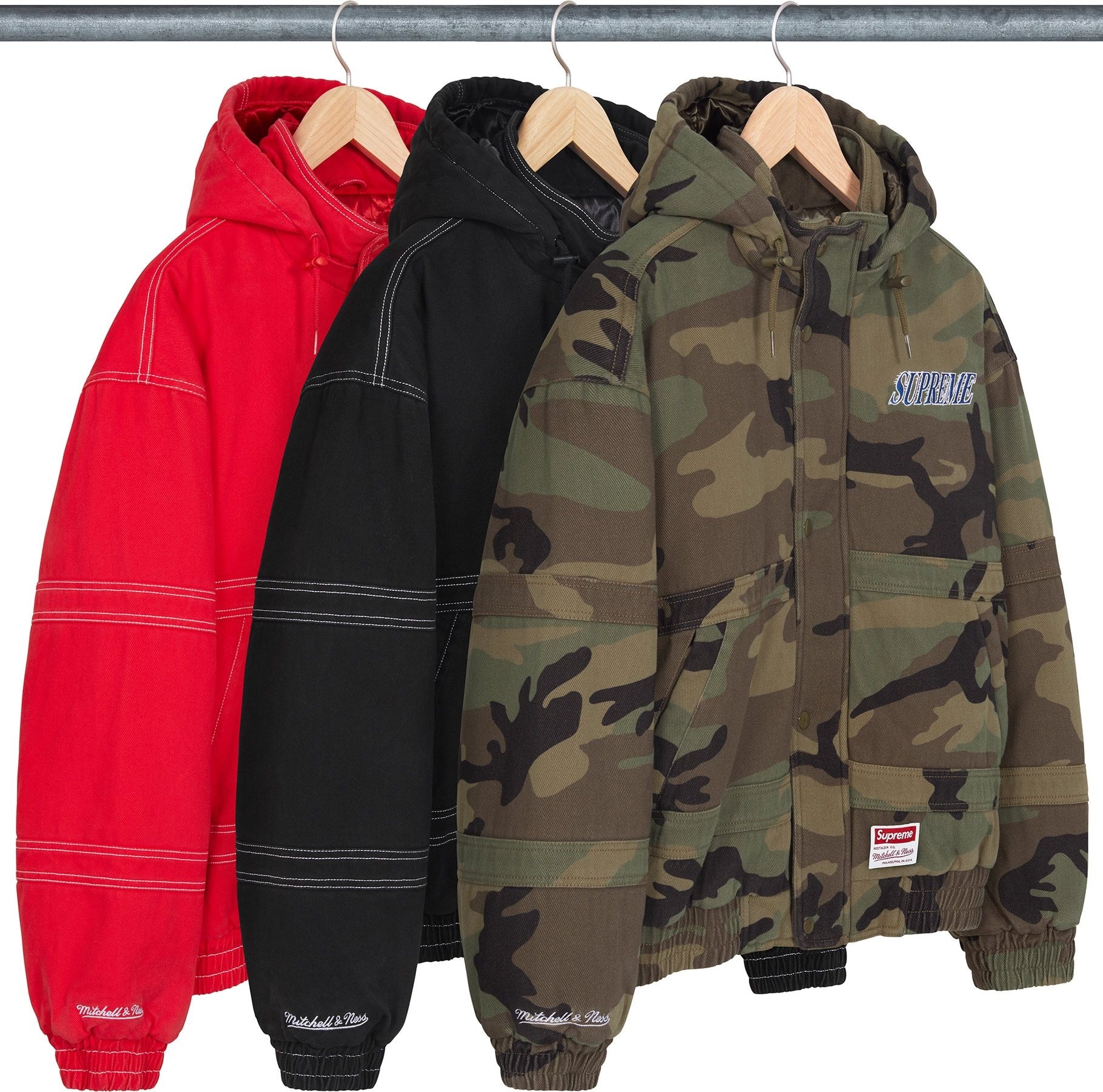 Supreme®/Mitchell & Ness® Twill Stadium Jacket view 4